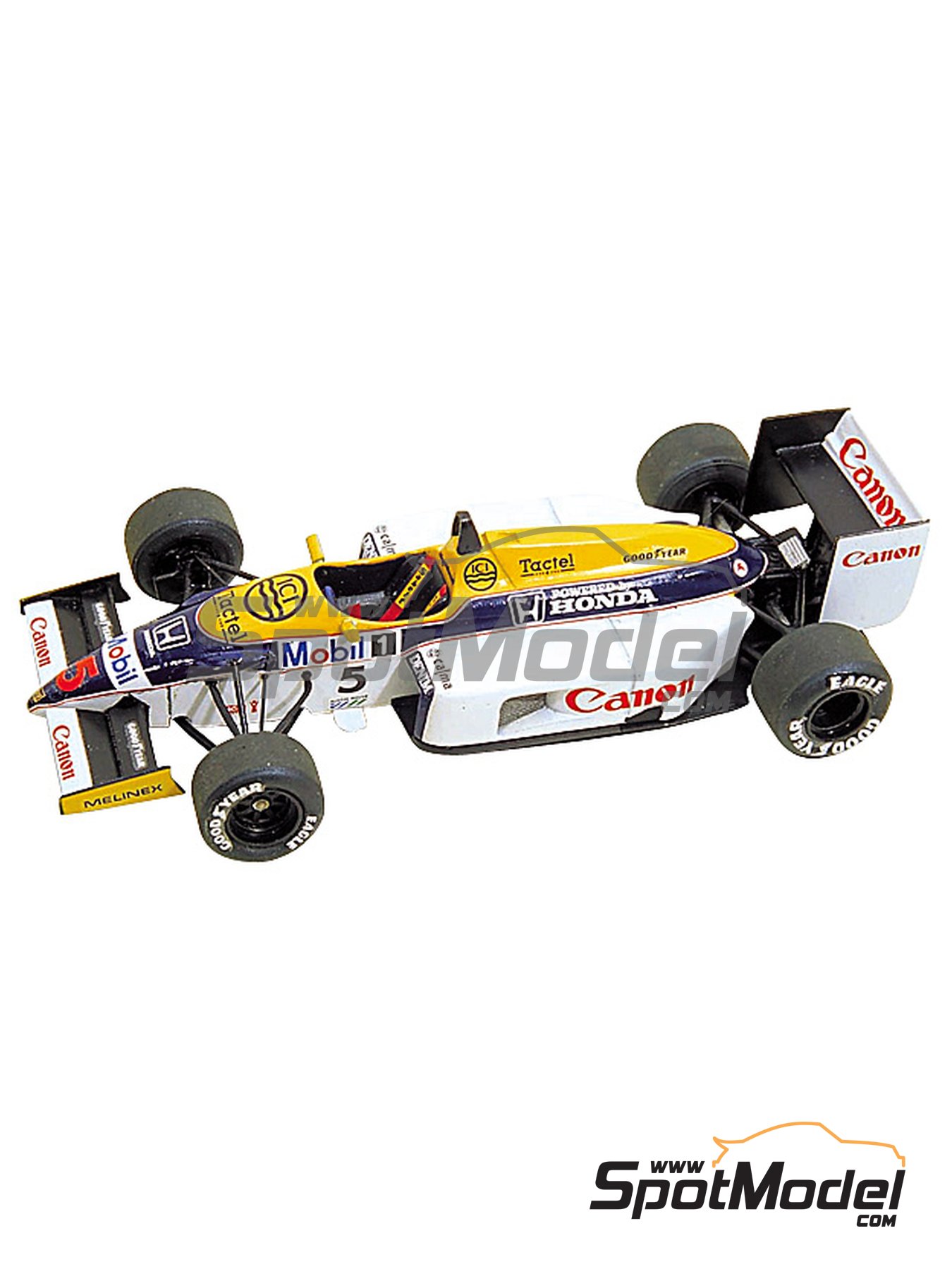 Tameo Kits TMK041: Car scale model kit 1/43 scale - Williams Honda